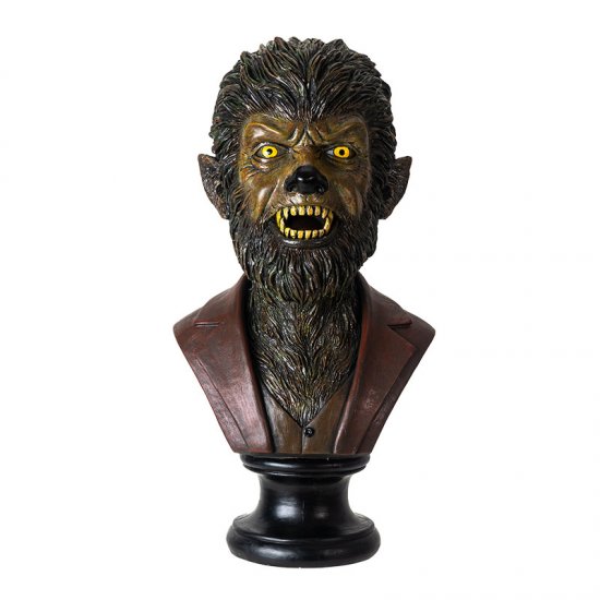 Wolfman Werewolf Cold Cast Resin Bust Wolfman Werewolf Cold