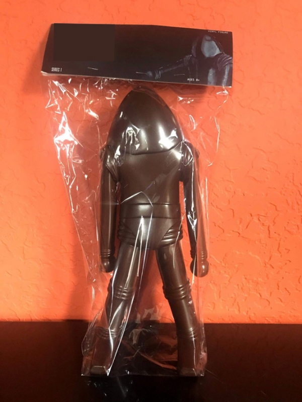 Saucer Man 12" BRONZE 1/6 Scale 50s Vinyl Figure - Click Image to Close