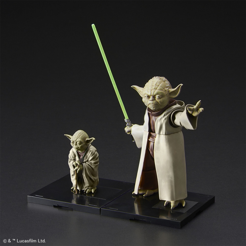 Star Wars Yoda 1/6 and 1/12 Scale Model Kit by Bandai - Click Image to Close