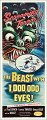 Beast with 1,000,000 Eyes 1955 Insert Card Poster Reproduction