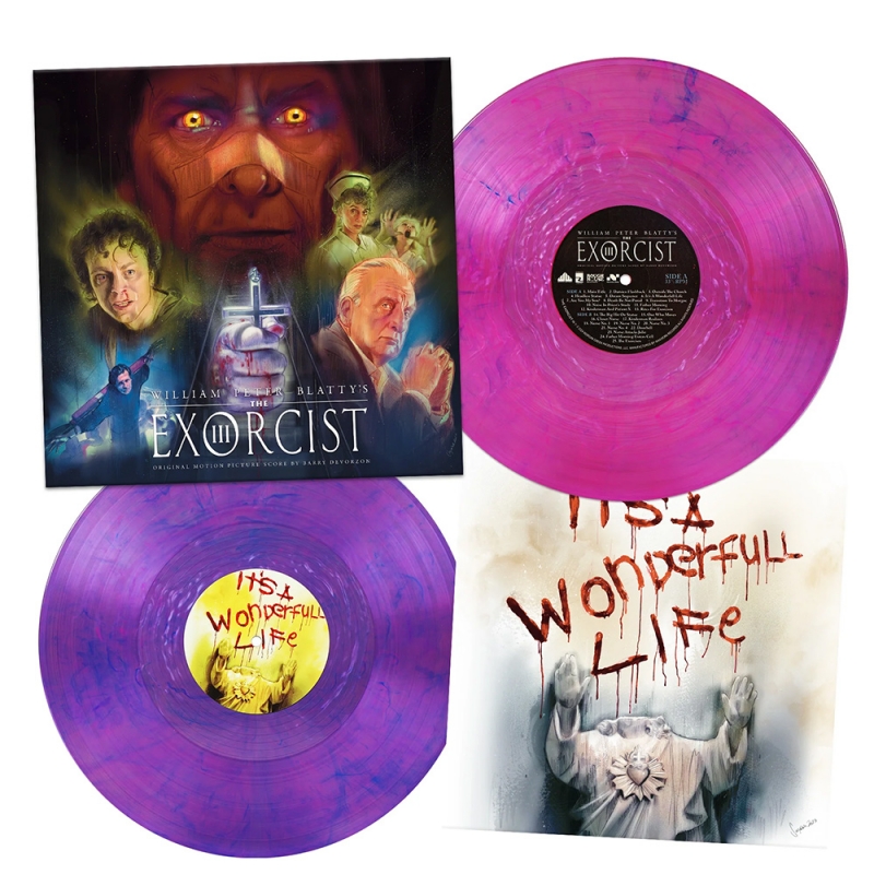 Exorcist III 1990 Soundtrack LP Barry DeVorzon 2 Disc Set - Click Image to Close