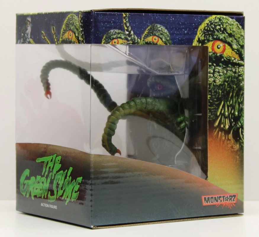 Green Slime Boxed Retro Action Figure - Click Image to Close