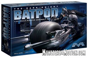 Batman The Dark Knight Bat Pod 1/25 Scale Model Kit Moebius