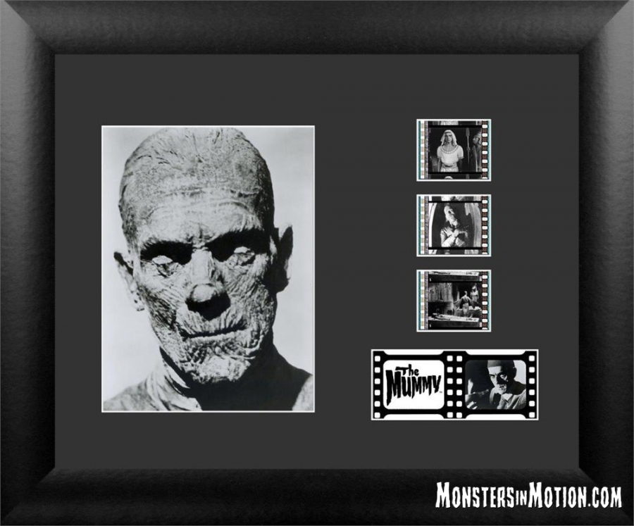 Mummy Boris Karloff Framed Film Cell - Click Image to Close