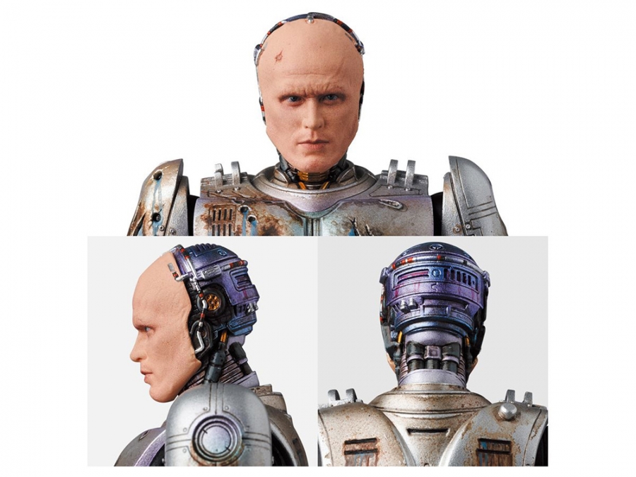 Robocop 1987 MAFEX Murphy Head Damage Version 6 Inch Figure by Medicom - Click Image to Close