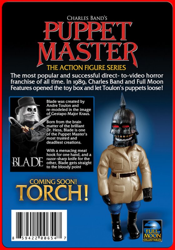 Puppet Master Blade 3.75" Re- Action Action Figure - Click Image to Close
