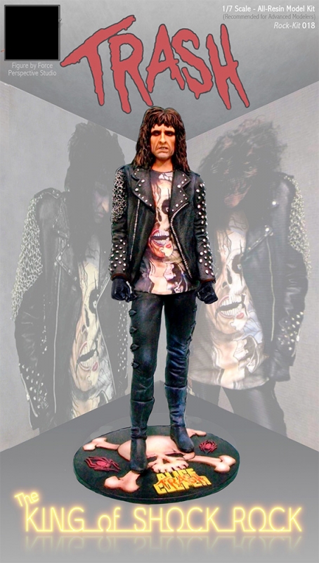 Alice Cooper Trash 1/6 Scale Resin Model Kit - Click Image to Close