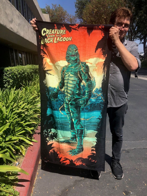 Creature from the Black Lagoon Beach / Bath Towel - Click Image to Close