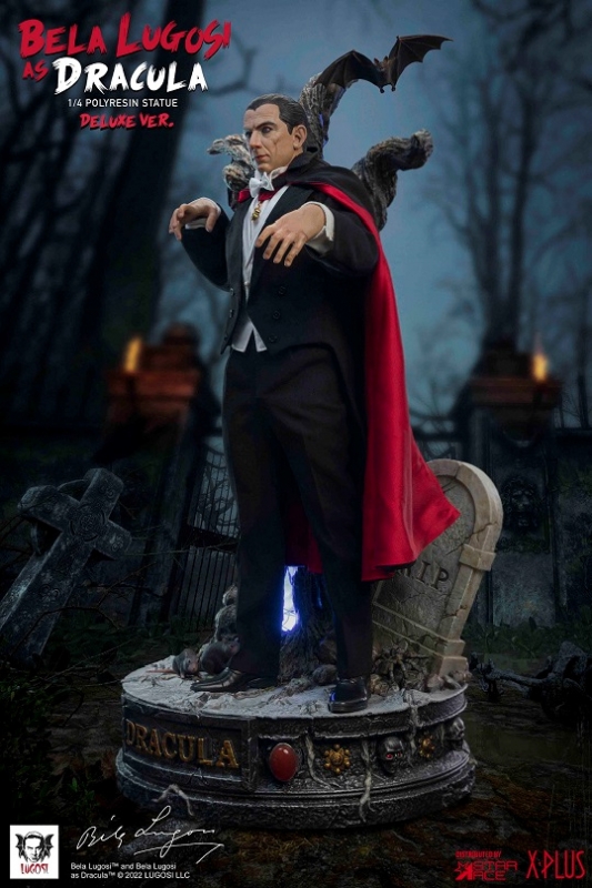 Dracula Bela Lugosi 1/4 Superb Scale Statue Deluxe Version with Lights by Star Ace - Click Image to Close