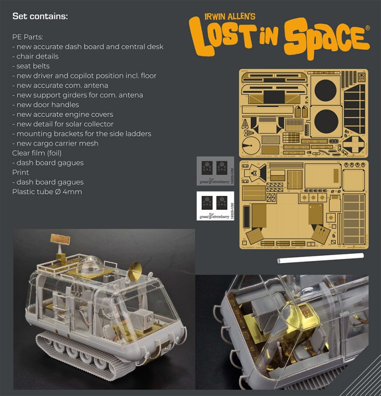 Lost In Space Chariot 1/35 Scale Accessory Upgrade Pack (Fruit Pack) Photoetch and Parts - Click Image to Close