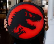 Jurassic Park Back Lit Logo LED Wall Light