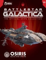 Battlestar Galactica Blood & Chrome Osiris DieCast 10.5" Ship