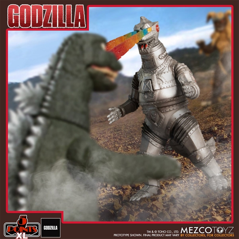 Godzilla vs. Mechagodzilla 1974 5 Points Three Figure Boxed Set - Click Image to Close