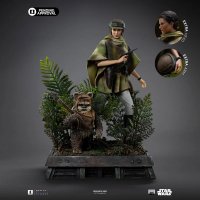 Star Wars: Return of the Jedi Leia and Wicket 1/10 Scale Art Scale Limited Edition Statue