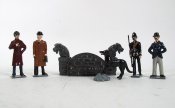 Sherlock Holmes Hound of the Baskervilles Metal Figure Set