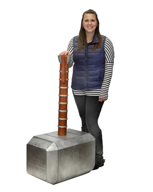 Thor Hammer Marvel Oversized Foam Prop Replica - Click Image to Close