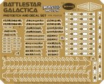 Battlestar Galactica 2003 Galactica Model Photoetch & Decal Set for Moebius