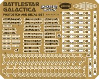 Battlestar Galactica 2003 Galactica Model Photoetch & Decal Set for Moebius