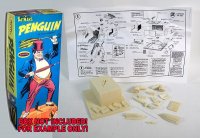 Batman 1966 Aurora Penguin Model Kit Resin Base and Accessory Set