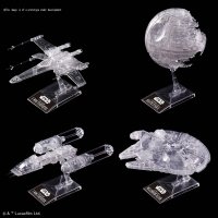 Star Wars Return of the Jedi Clear Vehicle Set Model Kit by Bandai Spirits VM Japan