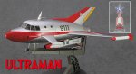Ultraman Classic Series Jet-Vtol w/Special Submarine S 1/72 Model Kit by Hasegawa