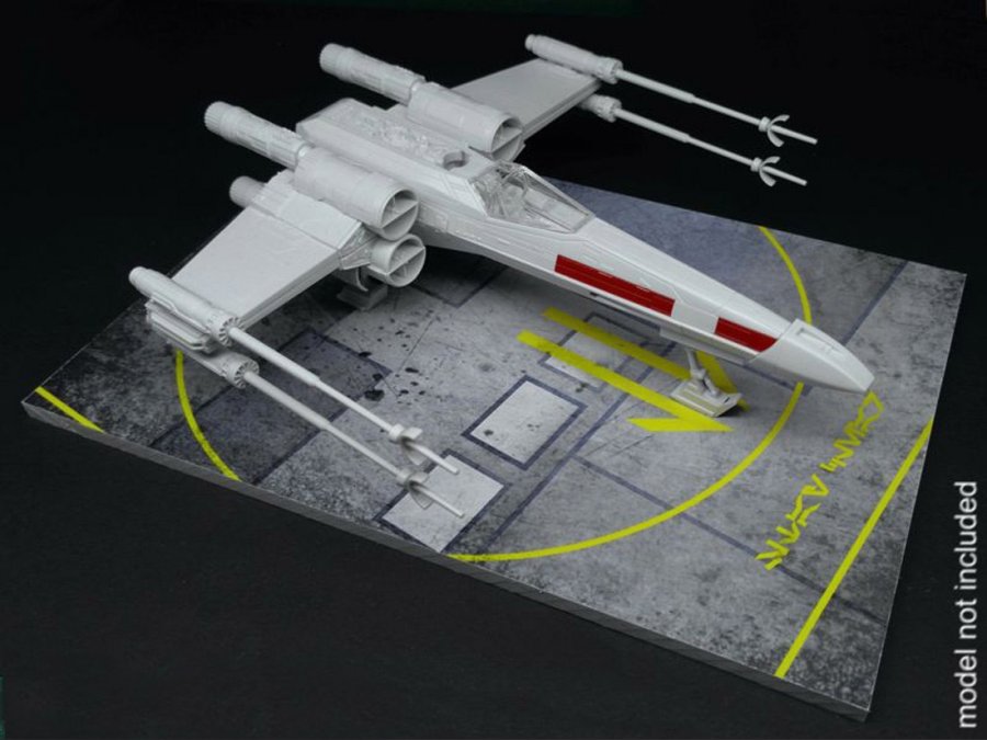 Star Wars Hanger Deck #1 Display Base for Models of Different Scales by Green Strawberry - Click Image to Close