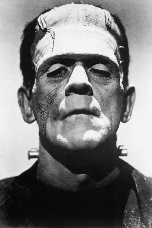 Frankenstein Classic Boris Karloff Poster 24" X 36" - Click Image to Close