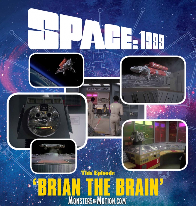 Space 1999 Brian The Brain SWIFT Spacecraft and Launchpad Diecast Replica Deluxe Set by Sixteen 12 - Click Image to Close