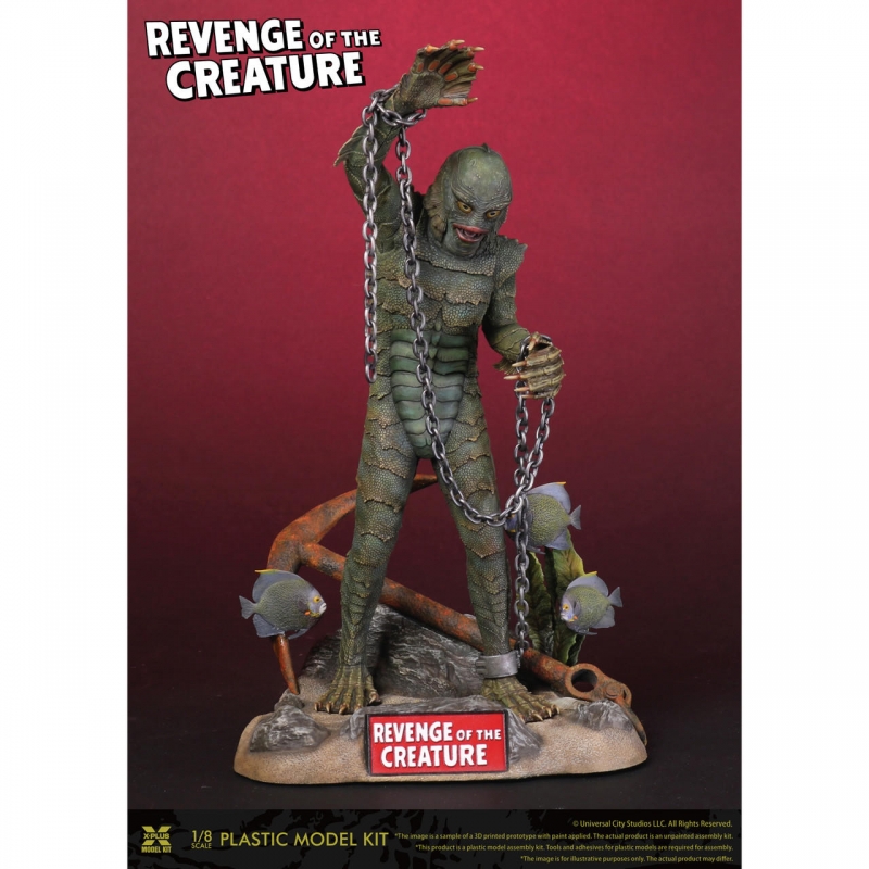 Revenge of the Creature from the Black Lagoon Plastic Model Kit By X-Plus - Click Image to Close