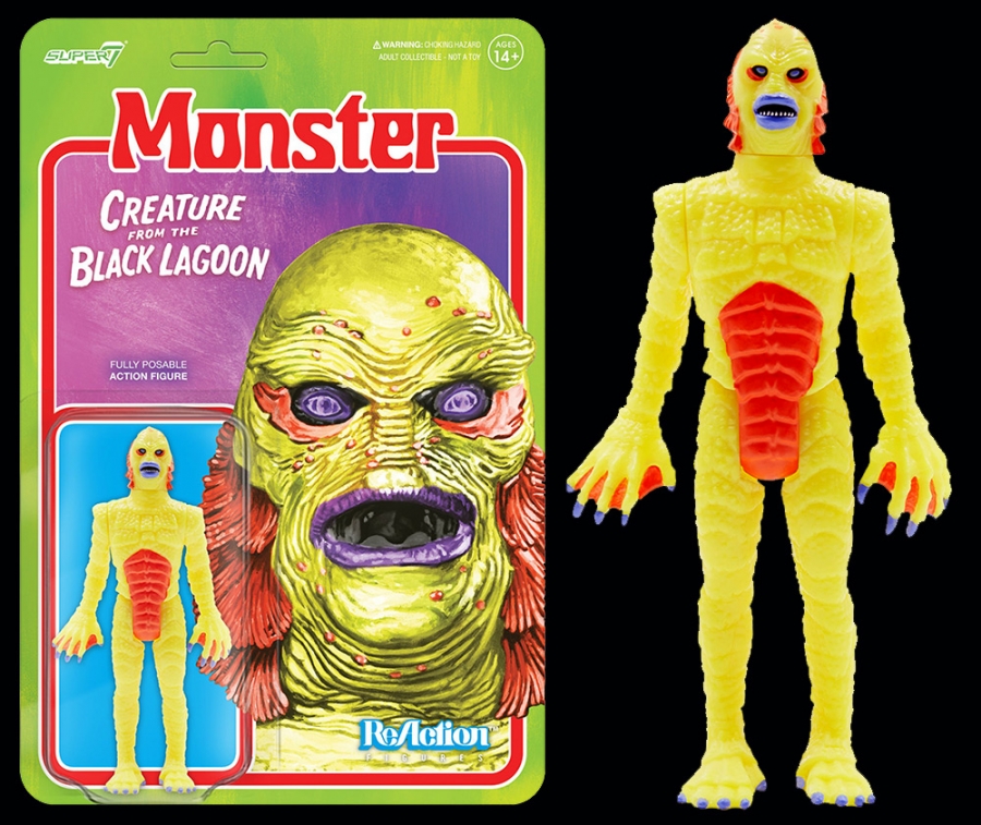 Creature from the Black Lagoon Costume Colors 3.75 Inch ReAction Figure - Click Image to Close