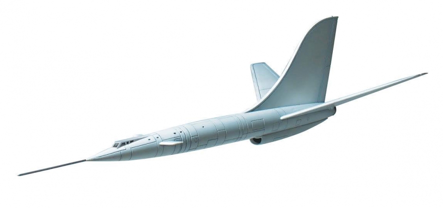 Jonny Quest Dr. Quest Dragonfly SST Jet Airplane FINISHED DISPLAY Johnny - Click Image to Close