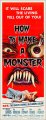 How to Make a Monster 1958 Repro Insert Movie Poster 14X36