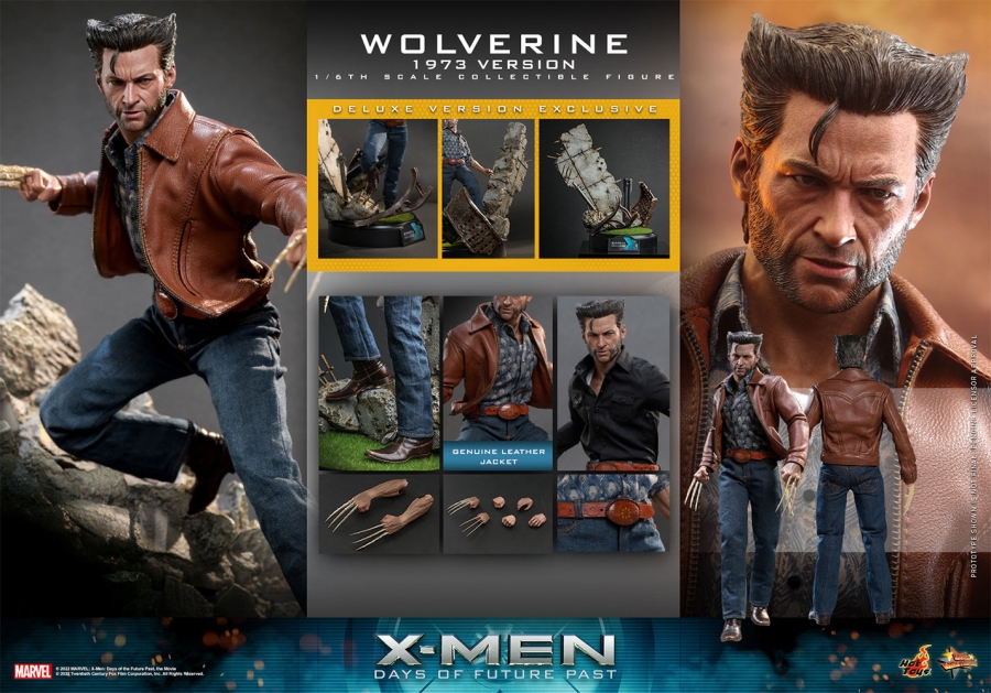 Wolverine 1973 Version Deluxe 1/6 Scale Figure by Hot Toys - Click Image to Close