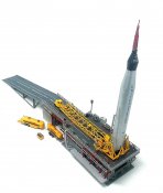 Mercury Capsule and Atlas Booster with Gantry 1/110 Scale Revell Reissue Model Kit Friendship 7