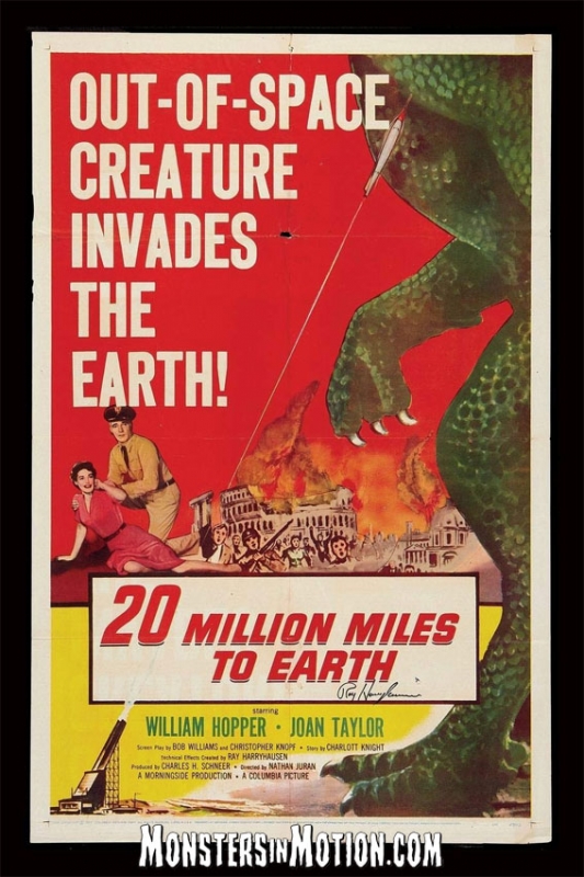 20 Million Miles to Earth Paperback Book with Extras - Click Image to Close