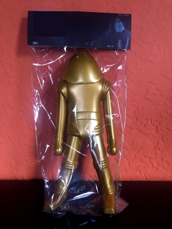 Saucer Man 12" LIMITED GOLD 1/6 Scale 50s Vinyl Figure FREE US SHIPPING! - Click Image to Close