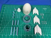 Space Scout Orbital Interceptor Concept 1958 Model Kit G. Harry Stein