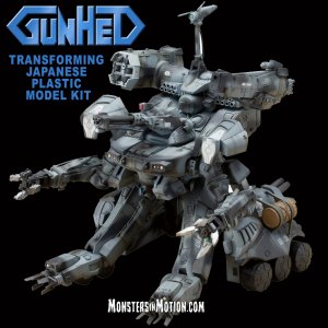 Gunhed 1989 Transformable Armored Mecha Plastic Model Kit from Japan