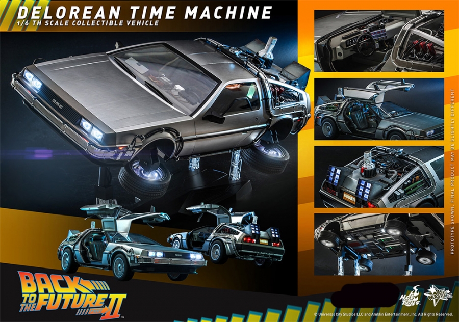 Back to the Future II DeLorean Time Machine 1/6 Scale Replica - Click Image to Close