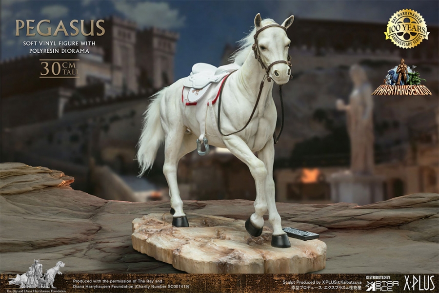 Clash of the Titans Pegasus Horse DELUXE 1/6 Scale Statue by X-Plus/Star Ace Ray Harryhausen 100th - Click Image to Close