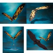 Godzilla 2019 King of the Monsters Mothra and Rodan SH MonsterArts Action Figure Set by Bandai