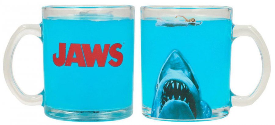 Jaws Movie Poster Transparent Mug - Click Image to Close