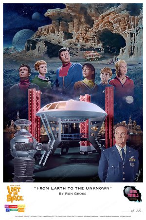 Lost in Space From Earth to Unknown Poster by Ron Gross