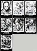 Jack Davis Monster Card Set with Bonus 16th Card (3.5 X 5) Repro