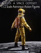 2001: A Space Odyssey Dr. Frank Poole Yellow Astronaut Spacesuit 1/12 Scale Figure (6" Executive Collection)