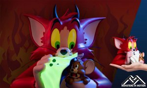 Tom and Jerry (Devil Version) Vinyl Bust by Soap Studios