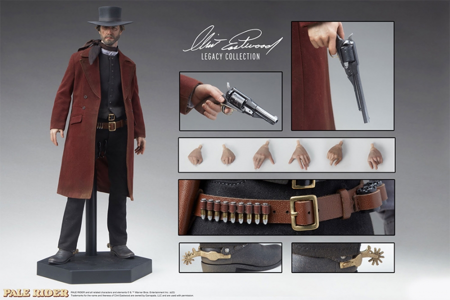 Pale Rider The Preacher Clint Eastwood 1/6 Scale Figure - Click Image to Close