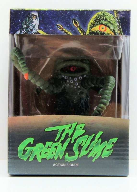 Green Slime Boxed Retro Action Figure - Click Image to Close
