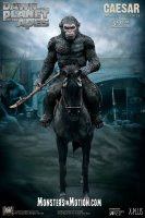 Planet of the Apes Caesar on Horse with Spear Statue