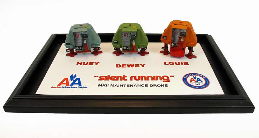 Huey, Dewey and Louie Botanist Maintenence Drones Resin Model Kit - Click Image to Close